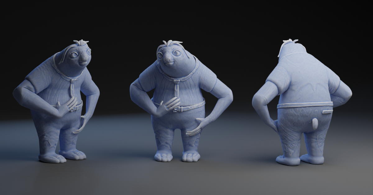 Flash the Sloth by Peter Farell | Download free STL model | Printables.com