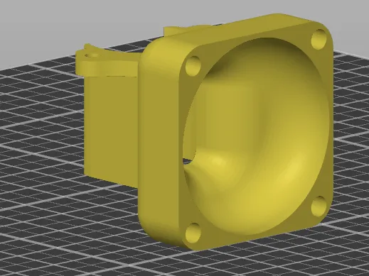 VzPrinthead dragon heatsink duct 40mm Version