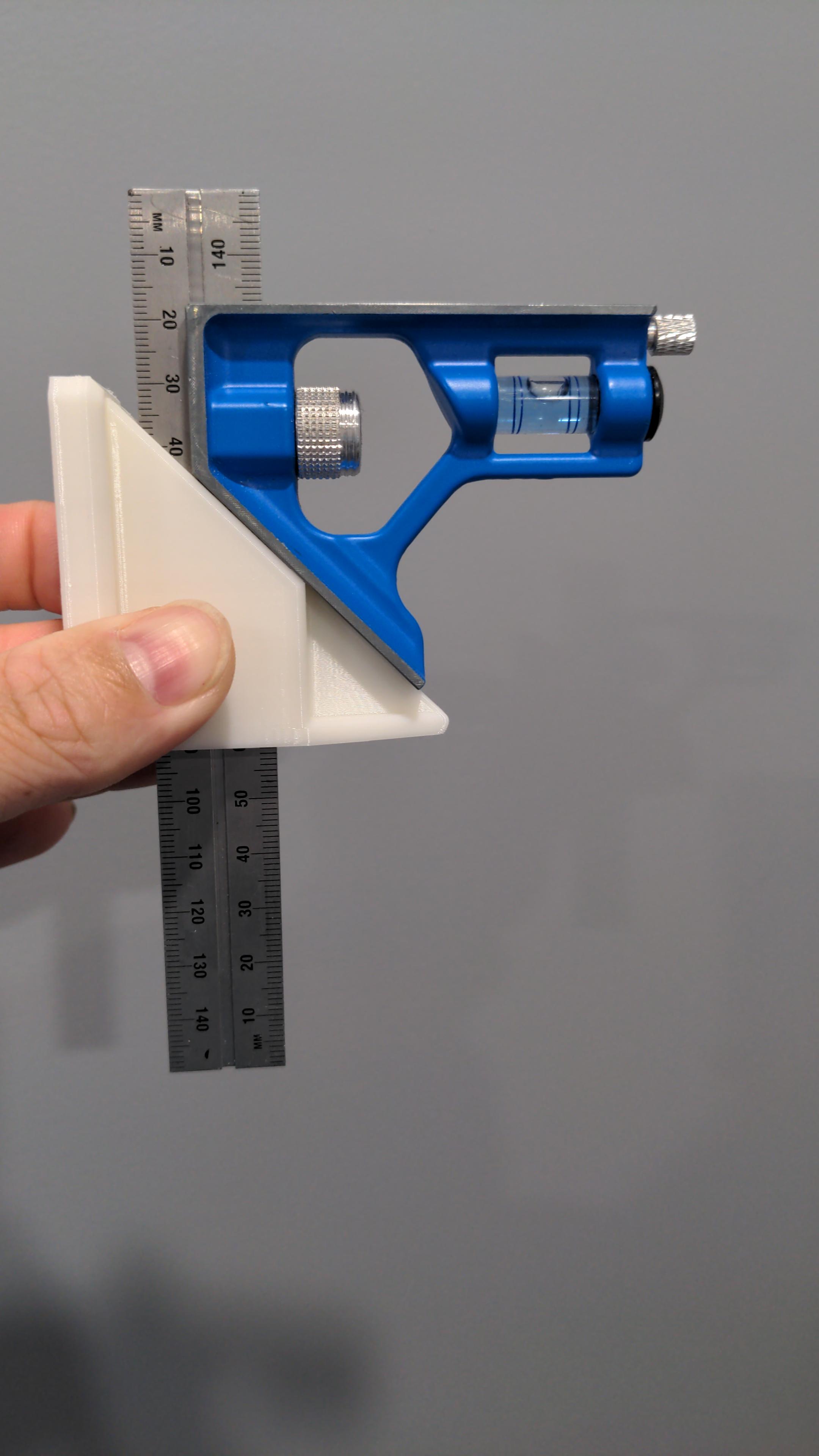 Miniatura 3 do modelo 3D Combination square holder (Sy's peglock system)