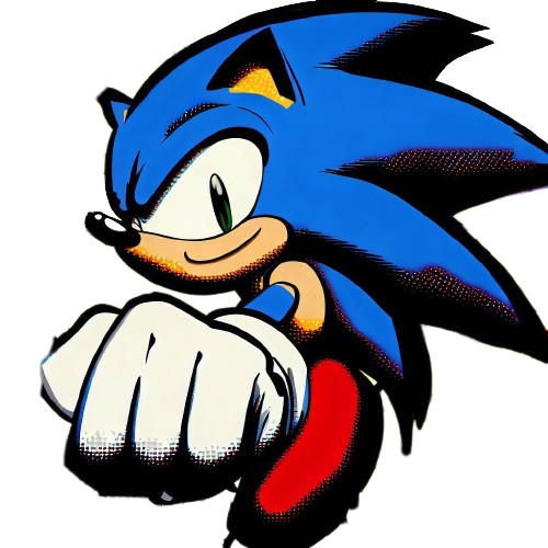 Sonic the Hedgehog HueForge Print