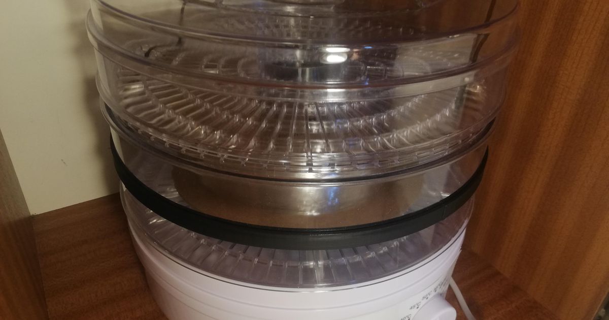 Simple Food Dehydrator/Filament Dryer Connector/Extender by