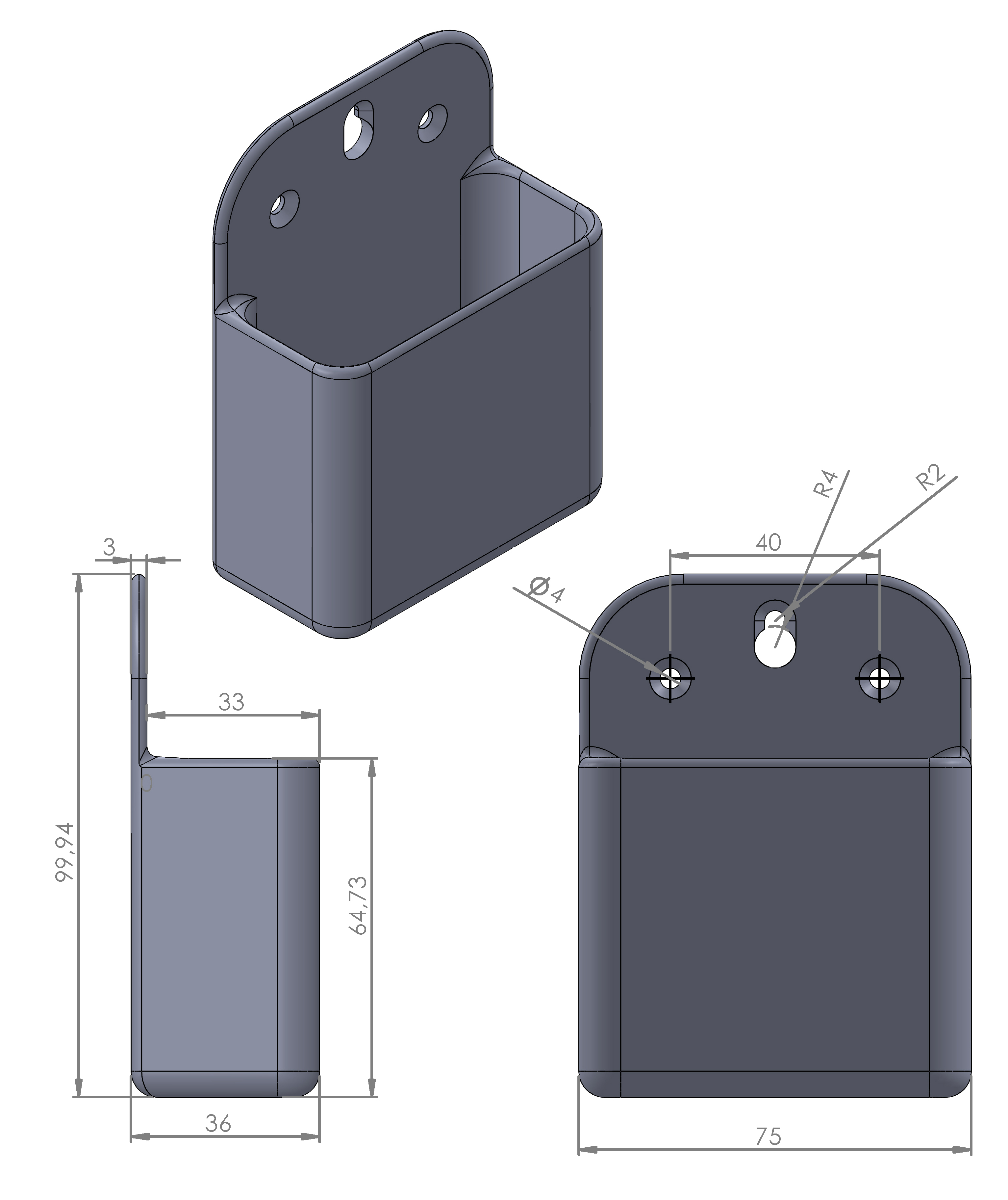 Stand for the VEGER 20000mAh / Soporte para la powerbank VEGER de 20000mAh