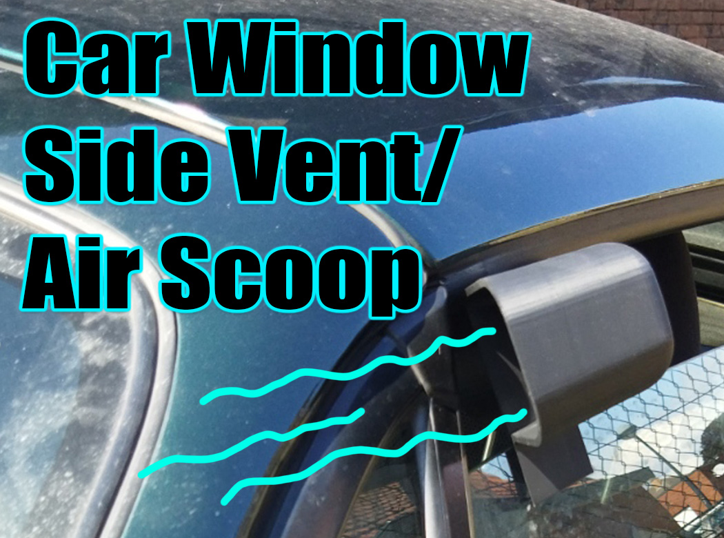Air Scoop / Intake / Vent for Car Window by ap.engineering Download