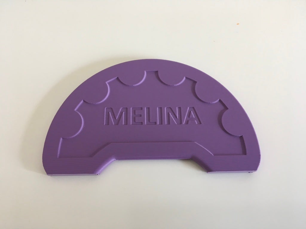 Miniatura 3 do modelo 3D Kartenhalter mit Namen