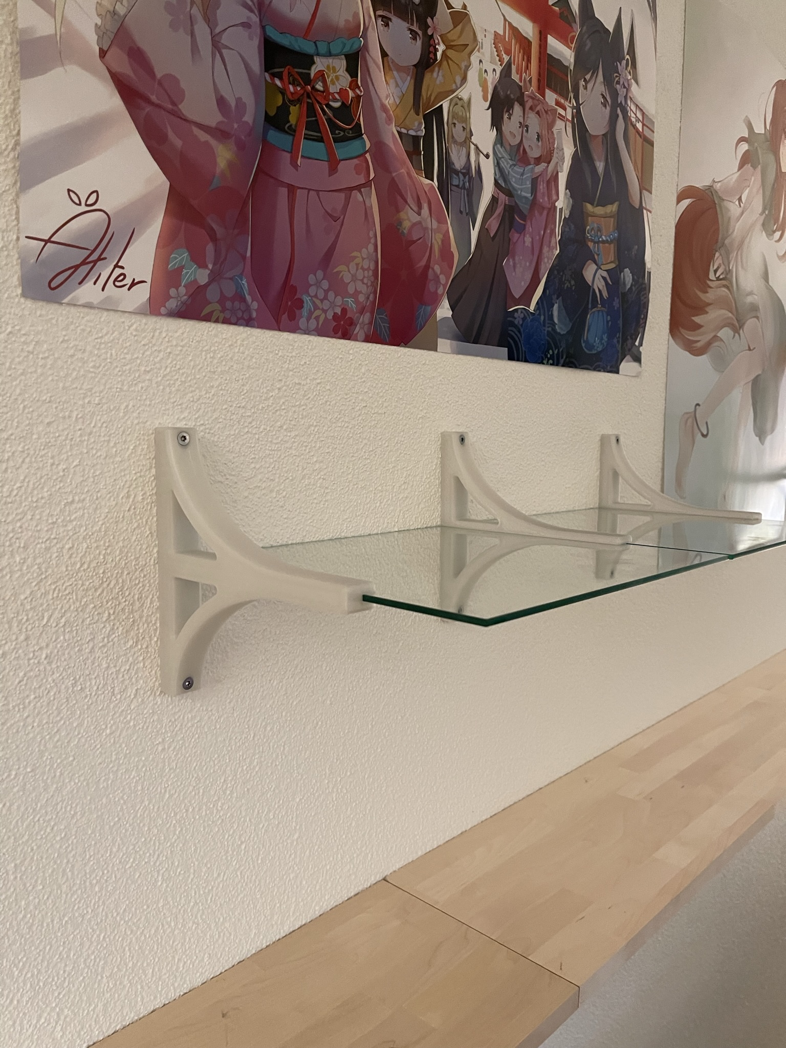 Glass Shelf Brackets by Mannedavid Download free STL model