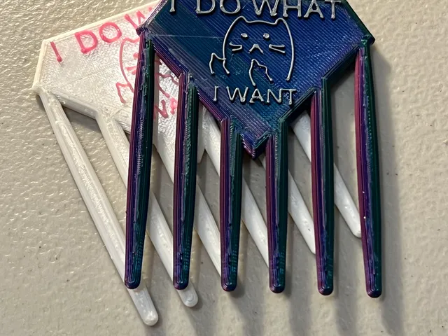 I do what I want hair comb