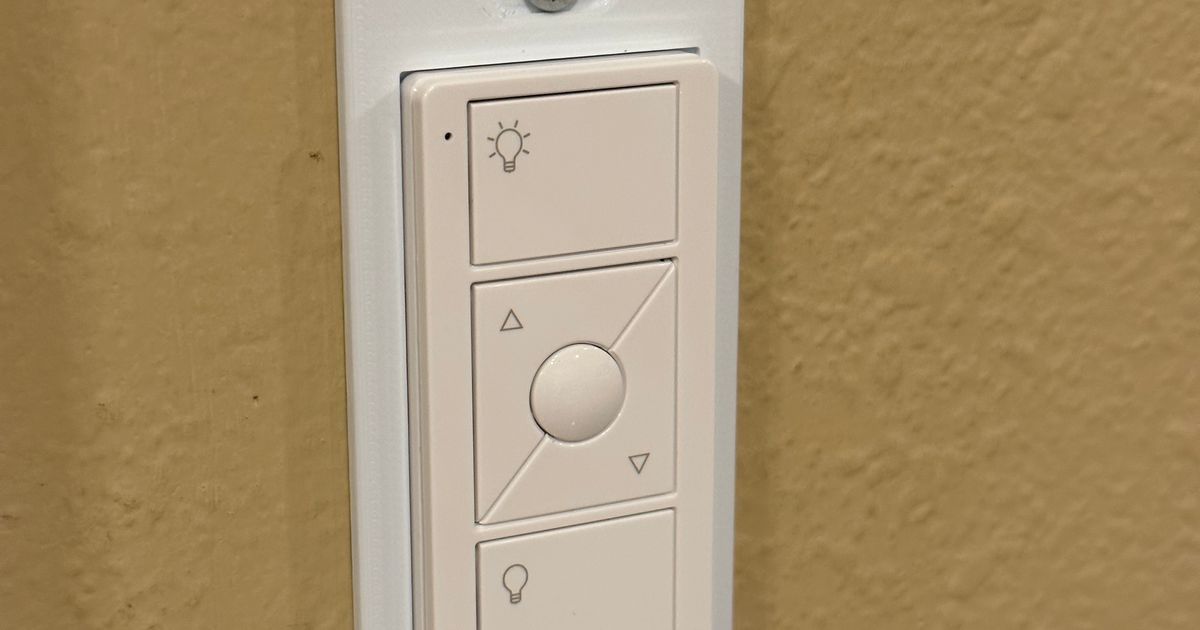 Lutron Caseta Pico Remote Wall Plate Bracket by SirCabbage Download