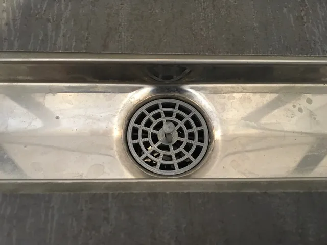 Hair strainer for floor level shower drains (TECE Drainline)