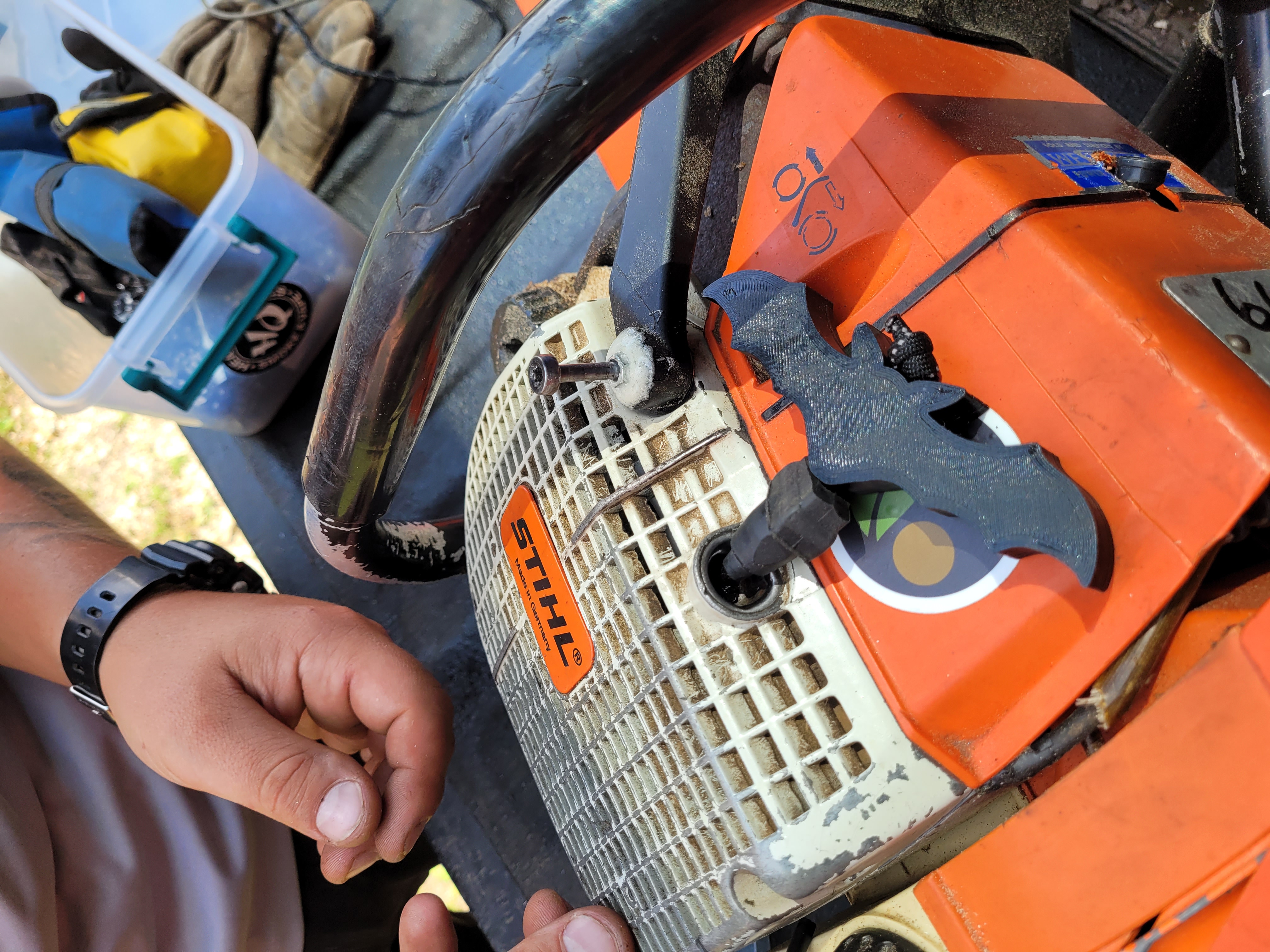 Bat Chainsaw Pull Handle