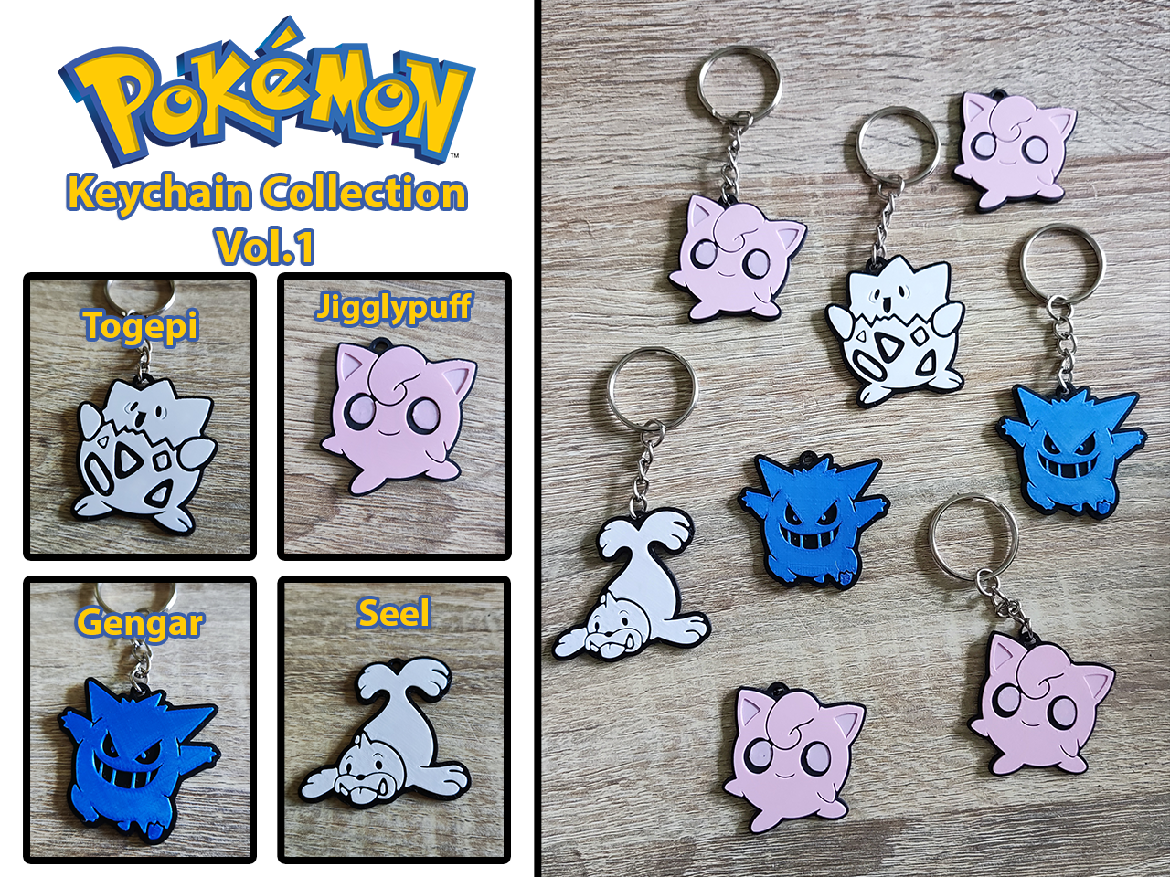 Pokemon Keychain Collection