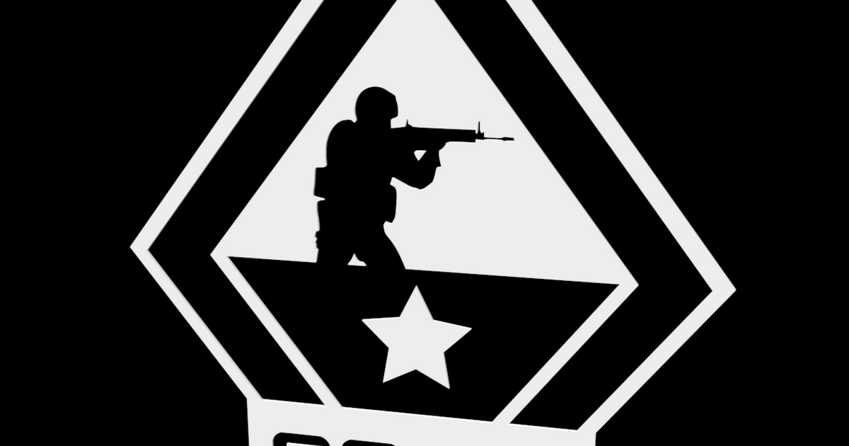 CSGO Case Emblem By Weshape Download Free STL Model Printables Com