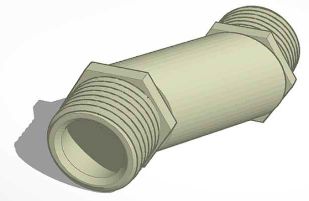 1/2" NTP Offset Nipple