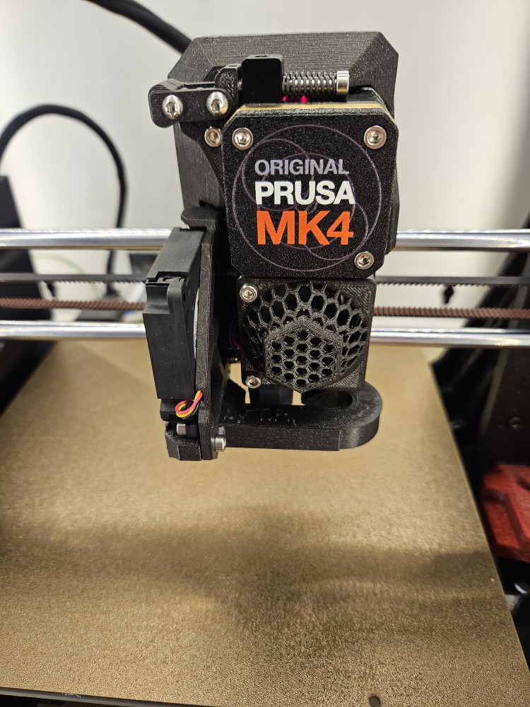 Prusa MK4 Fan Shroud for better TPU/all other filament Cooling by ...