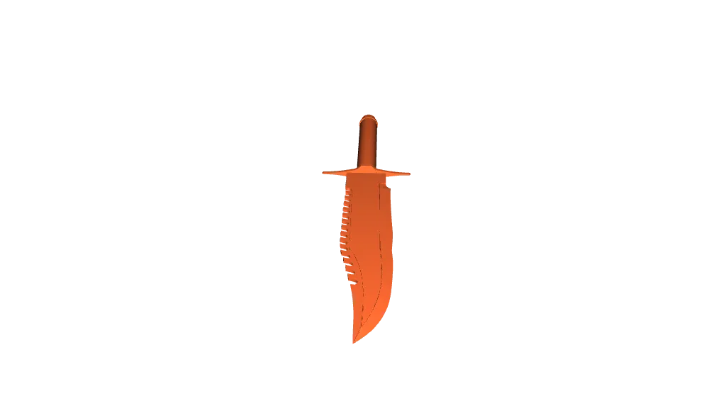 STL file Rambo Knife Decoration- 2D Art 🔪・3D printer design to  download・Cults