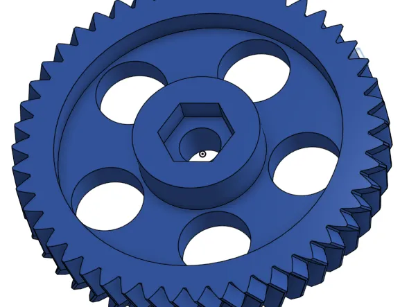 LulzBot TAZ Single Extruder Tool Head v2.1 Herringbone Large Gear