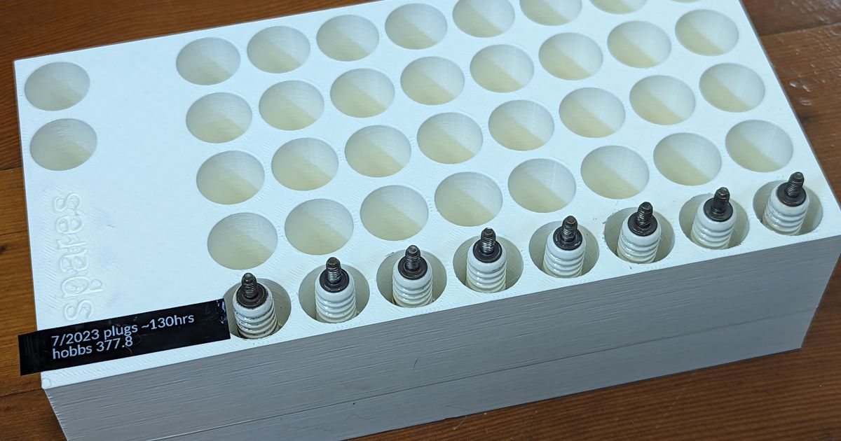 spark plug storage box by 969493CD10A4 Download free STL model