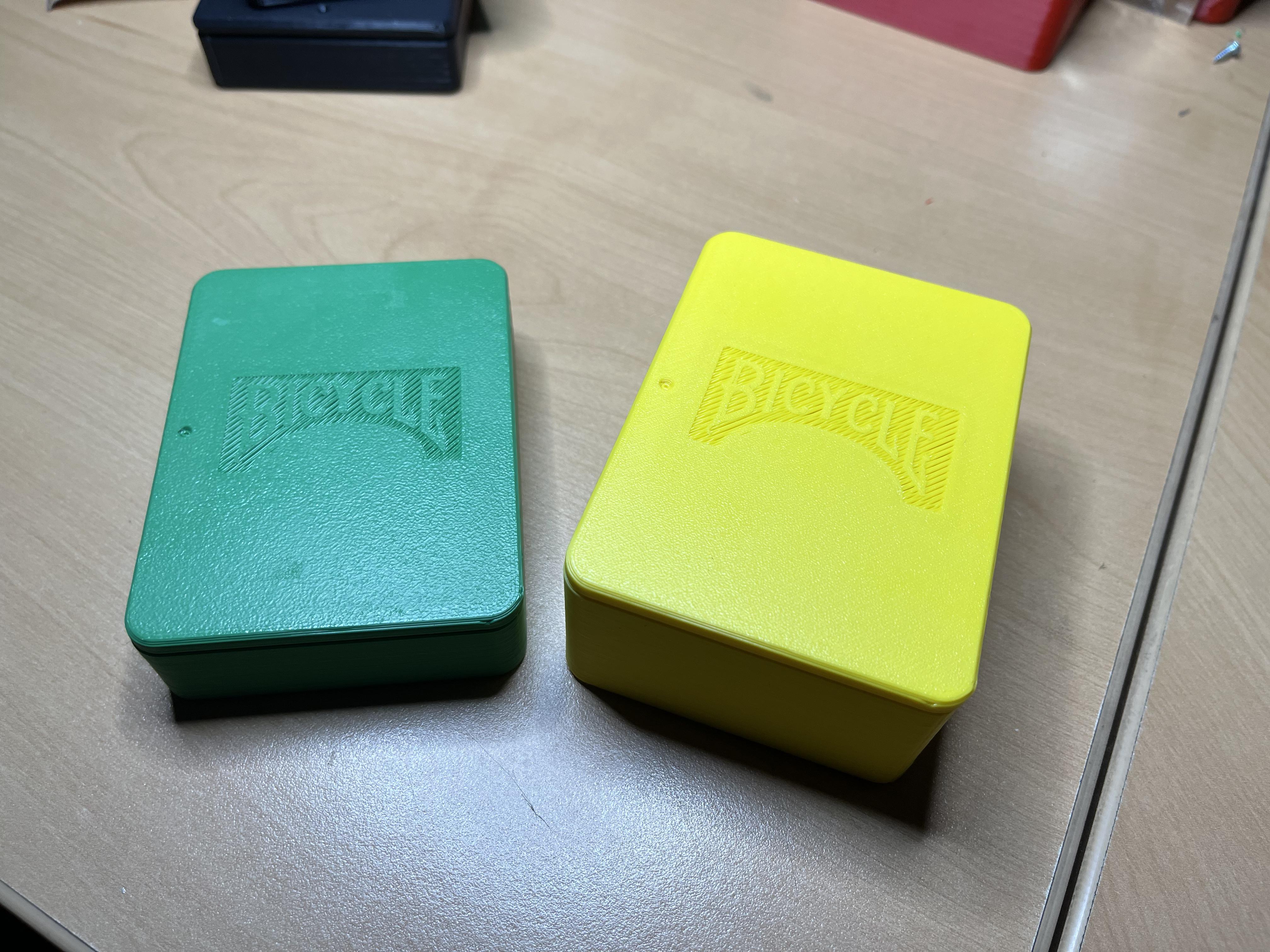 Playing Card Snap Box