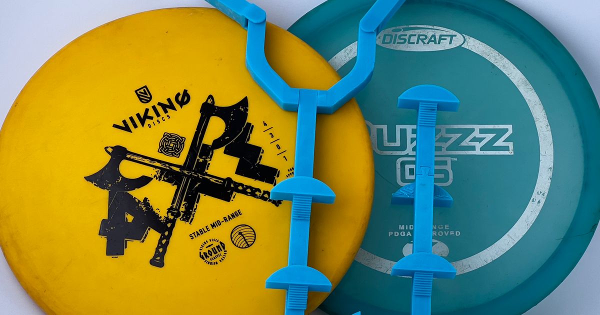 Disc Golf Disc Hanger by Sander Siigur Download free STL model