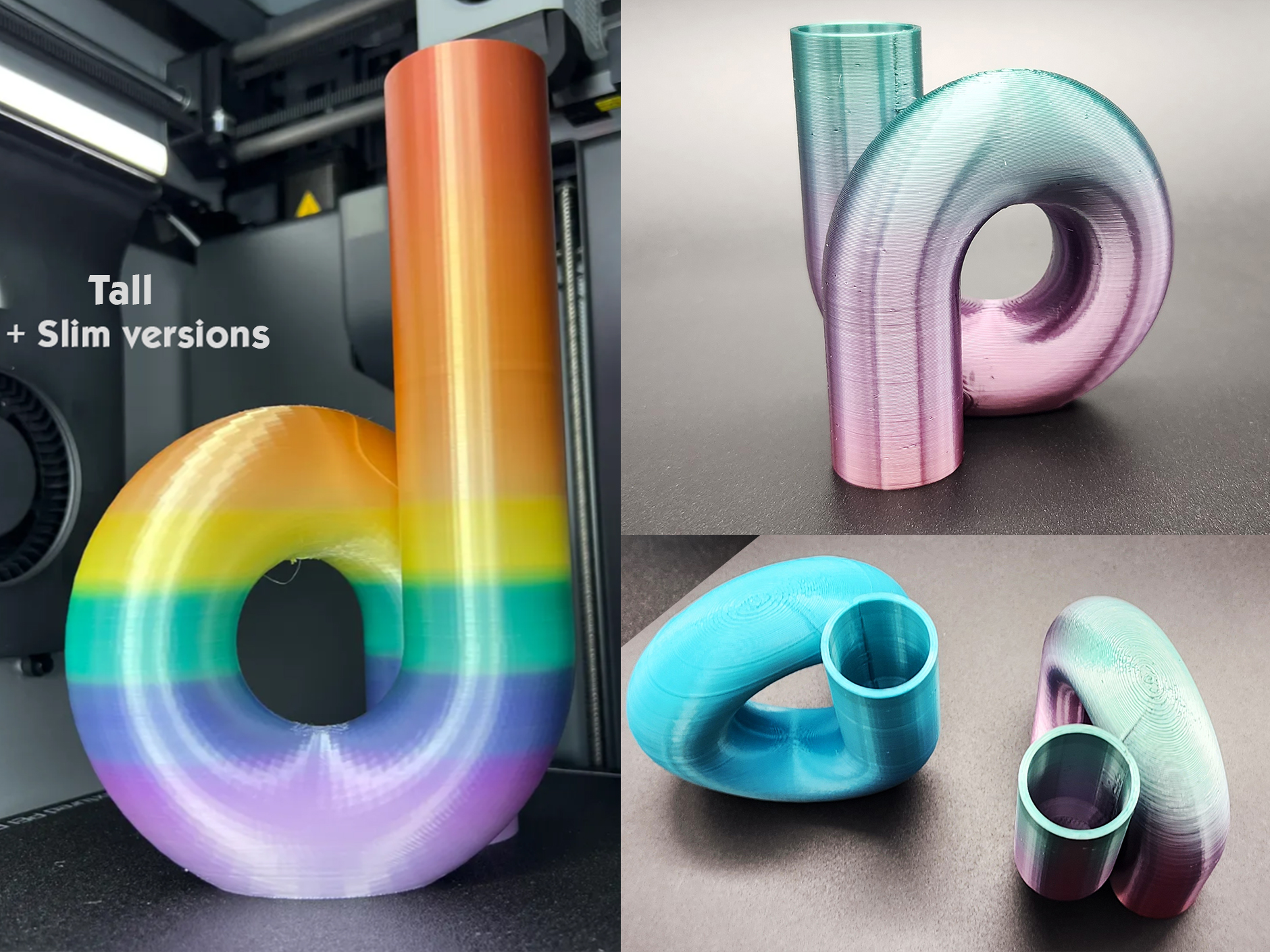 ⌾ Pipe Loop Flower Vases