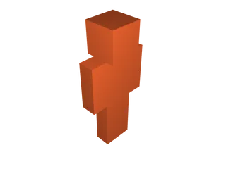 blank proportionate Minecraft character by Newtdog | Download free STL ...