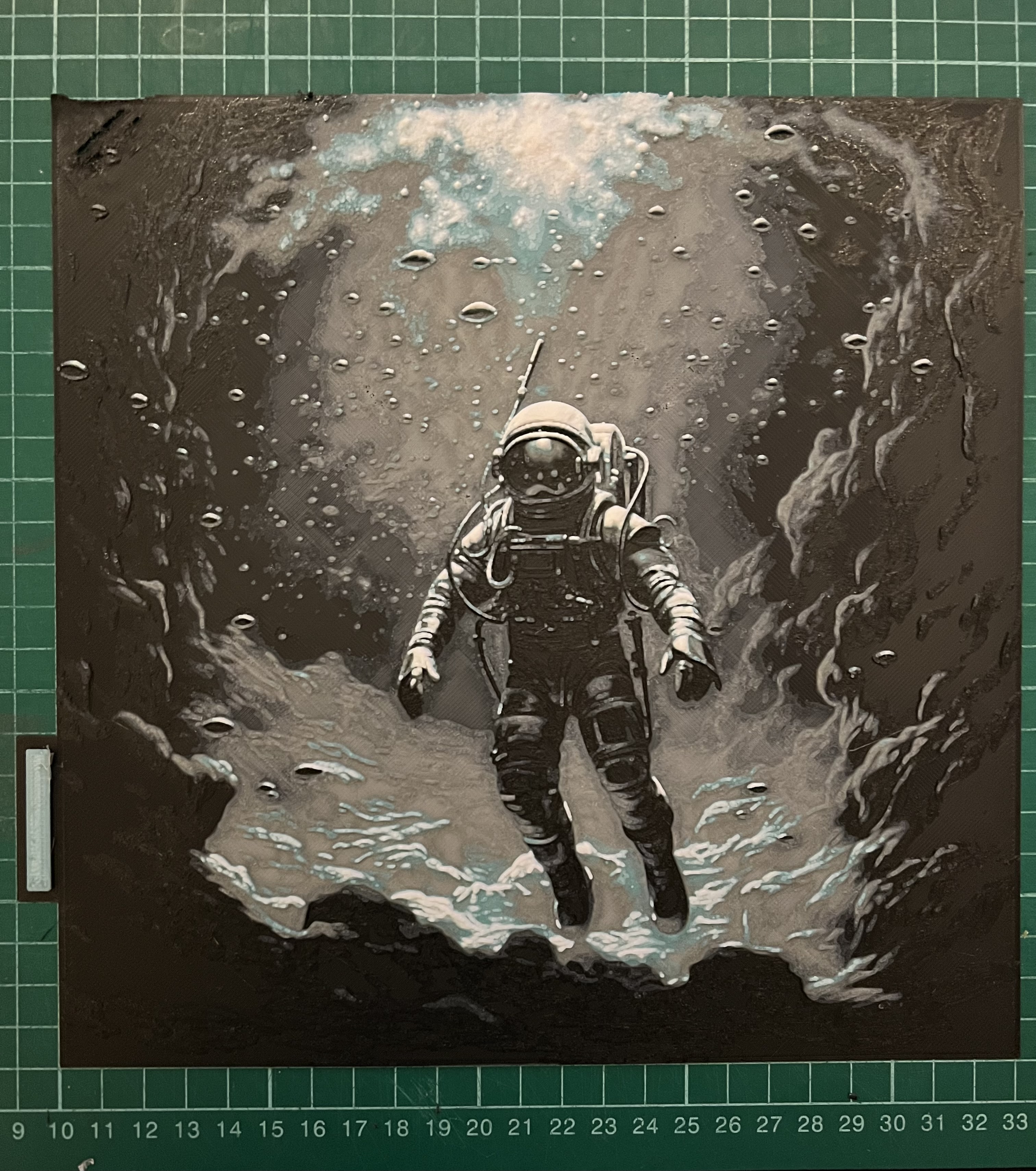 Cave Diving Astronaut
