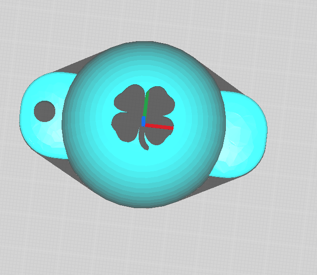 Shamrock 4 Leaf Clover Golf Ball Marking Stencil Jig by Radiated