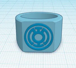 Blue Lantern Ring