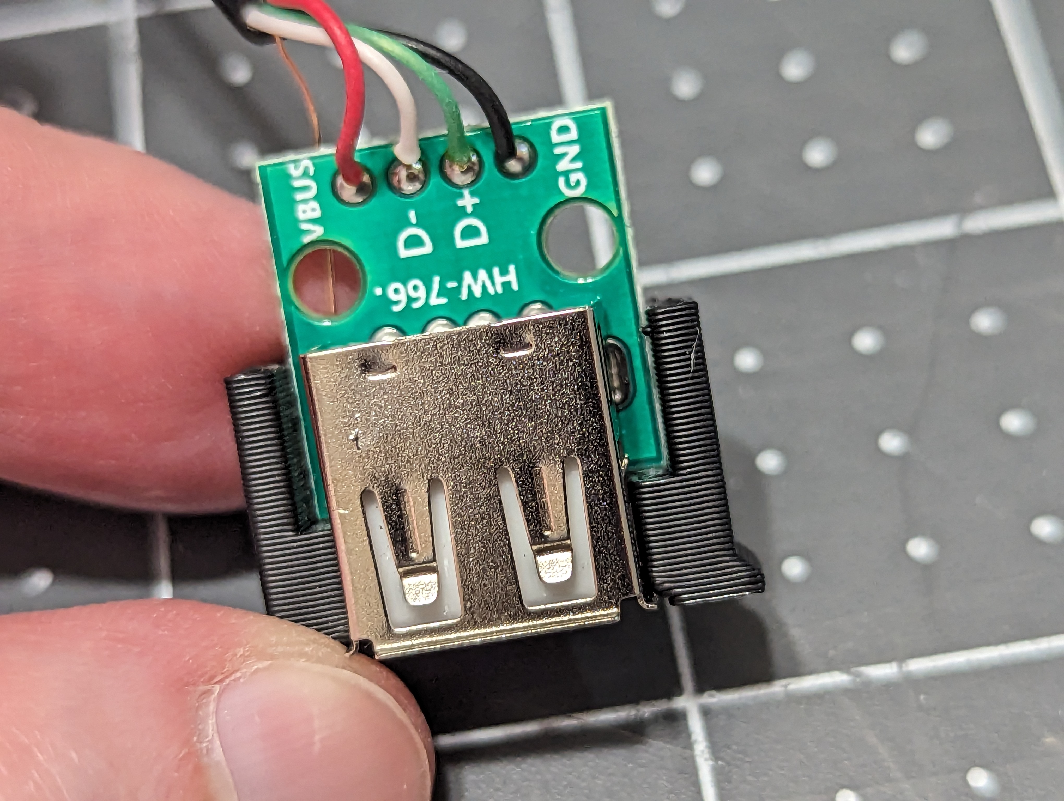Voron Skirt USB insert w/PCB