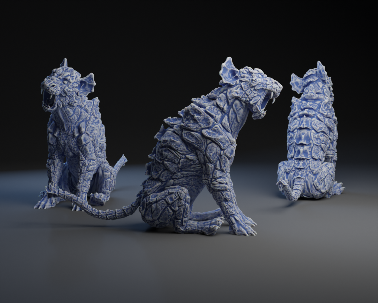 Rock Scale Dragon Cat