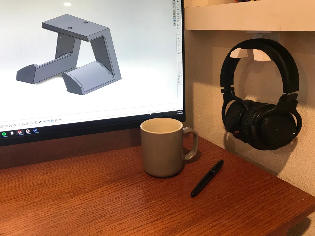 Headset Hanger by pdevries Download free STL model Printables