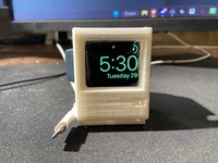 Apple Watch Charging Dock - Classic Mac - With Side Cable Holder