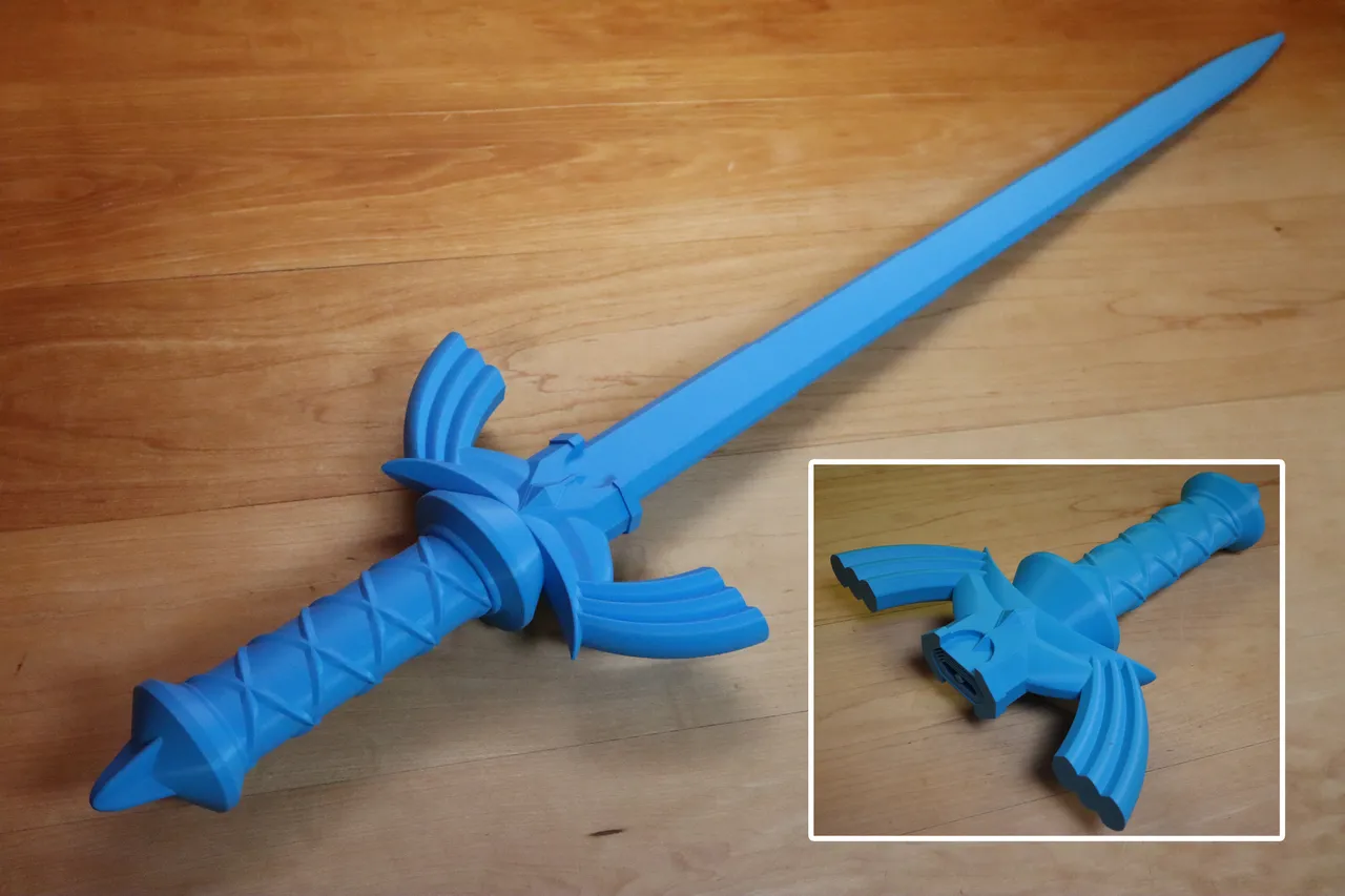 3D Printed Collapsible Sword- Adjustable Handle