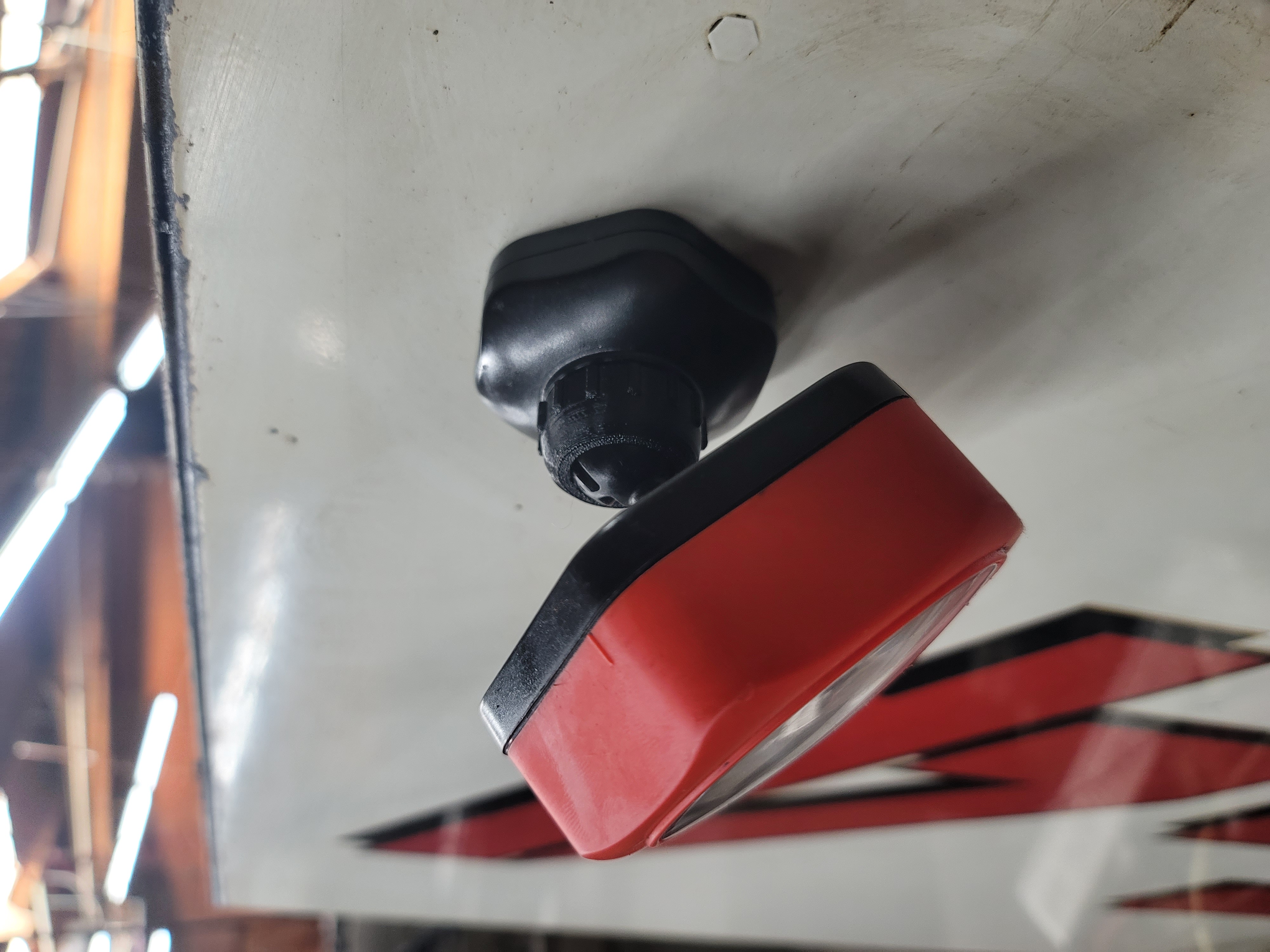 Harbor Freight Rotating Magnetic LED work light adjustment nut