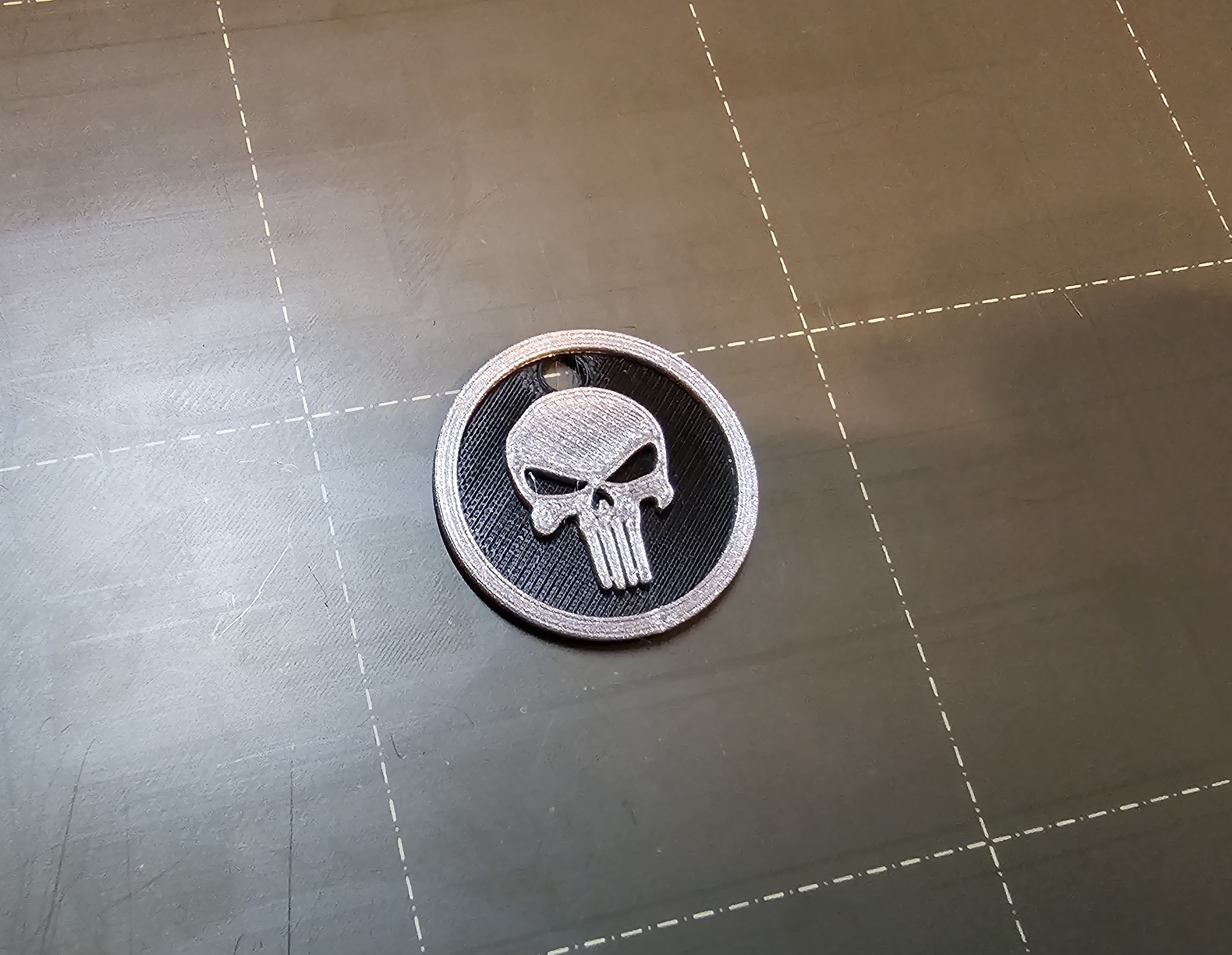 Punisher Keychain