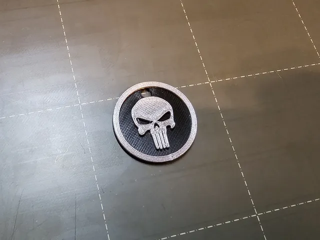 Punisher Keychain