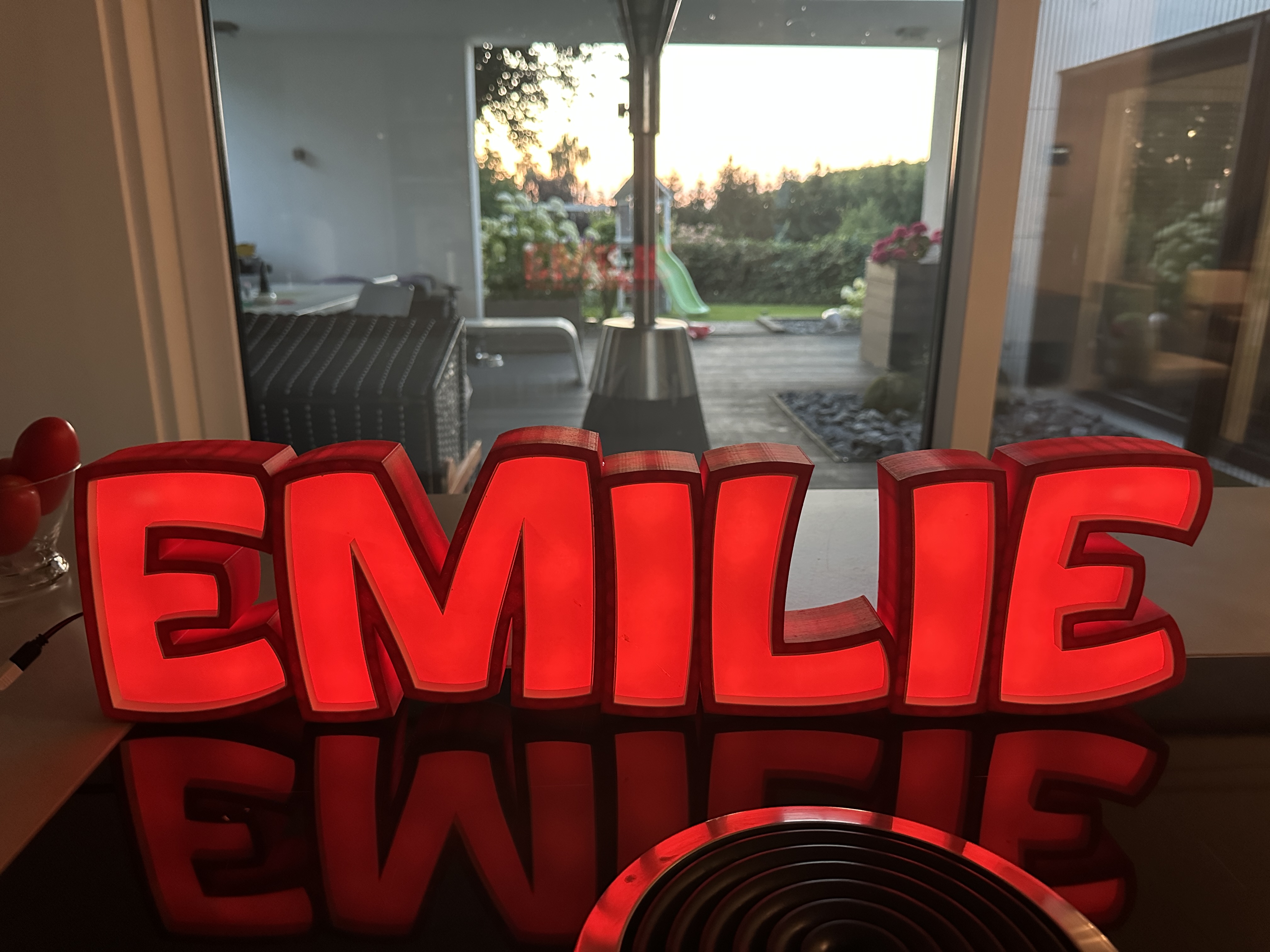 EMILIE LED- Namenslampe (Name lamp)