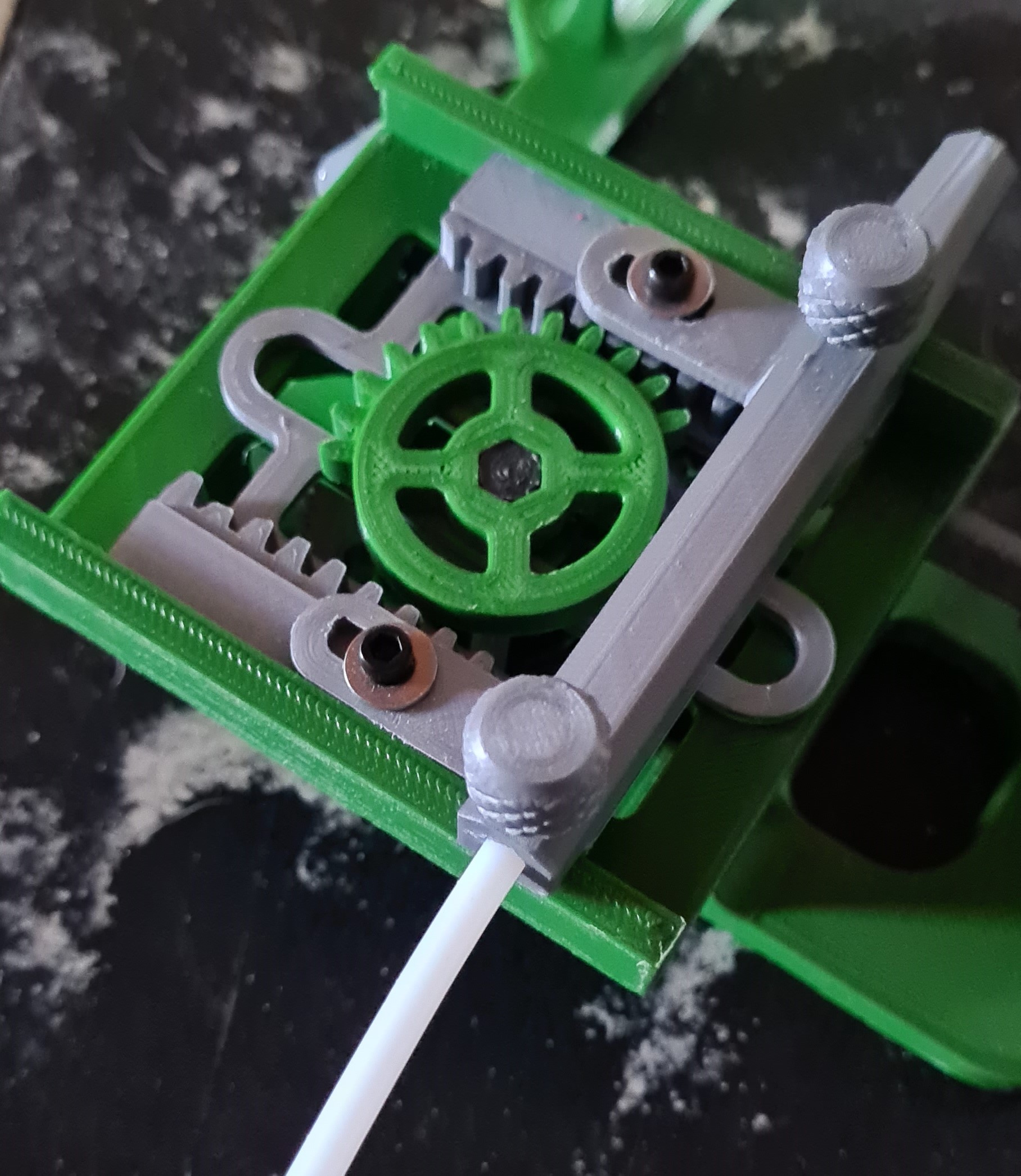 Upgraded carriage, sled and filament guide for Bambu Lab P1 / X1 / X1C / X1CC Filament Spool Switcher & Winder