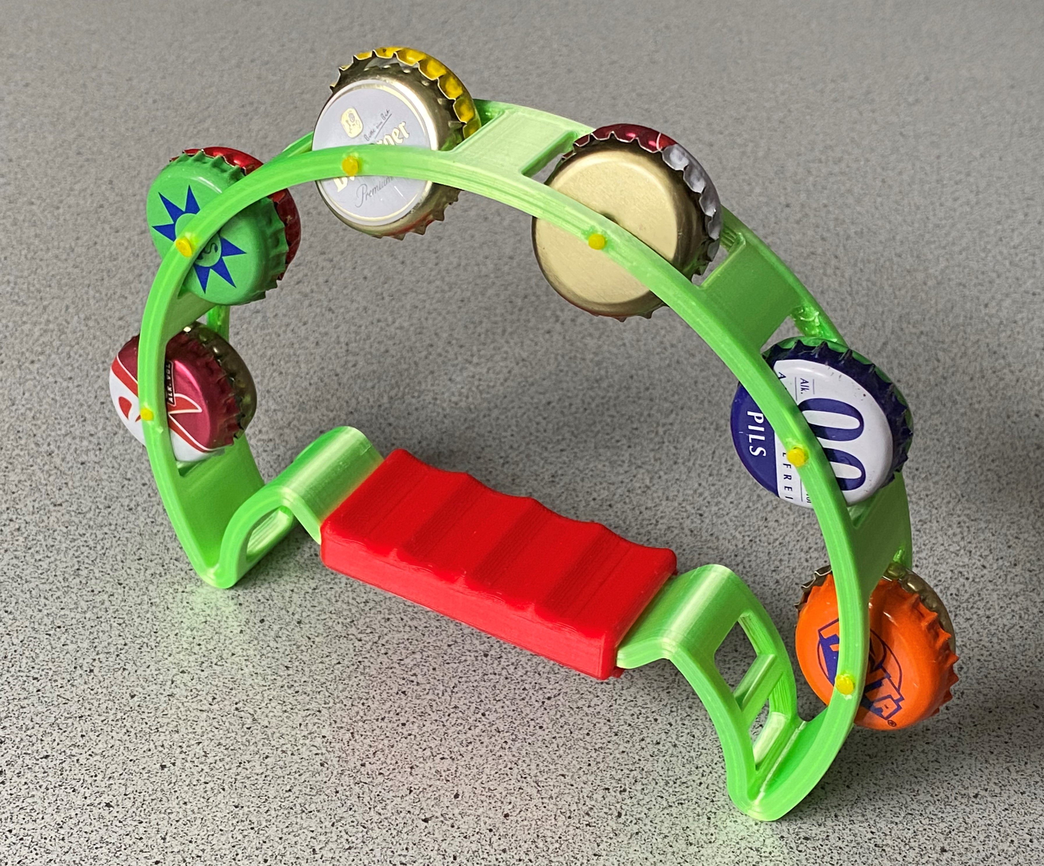 Small Tambourine from Bottle Lids (Stoppers) by Tritschi Download