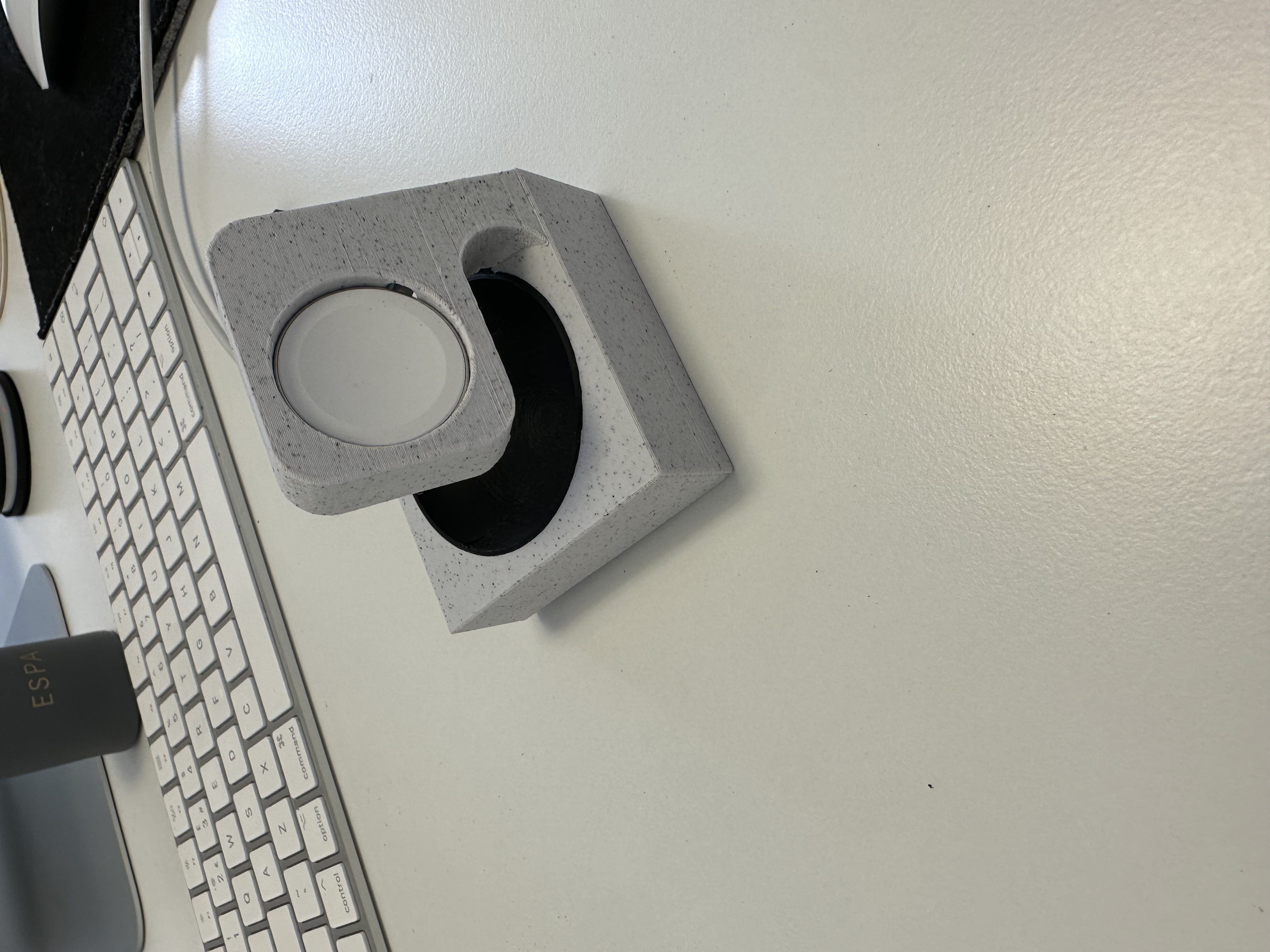 Bauhaus Tray Apple Watch Holder 3D model thumbnail