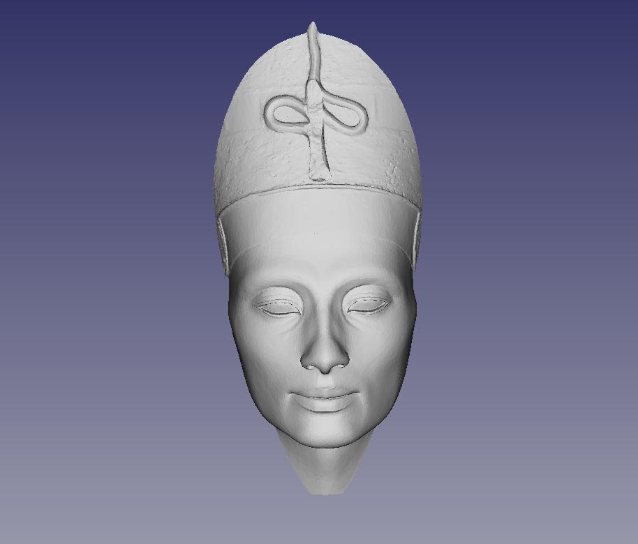 Hochrelief nefertitis by repositor download free stl model
