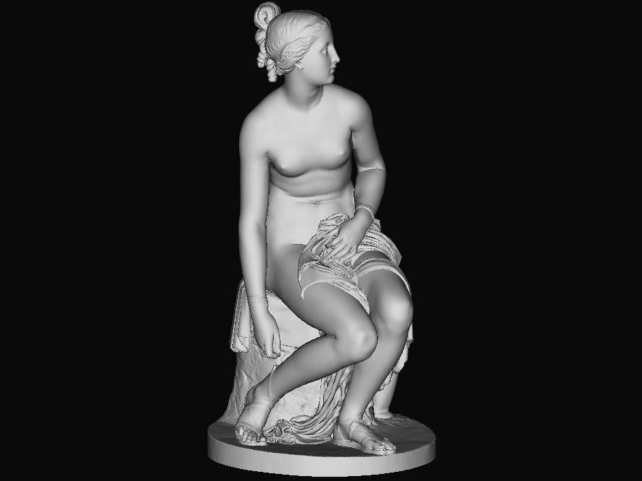 Nymph Preparing For The Bath