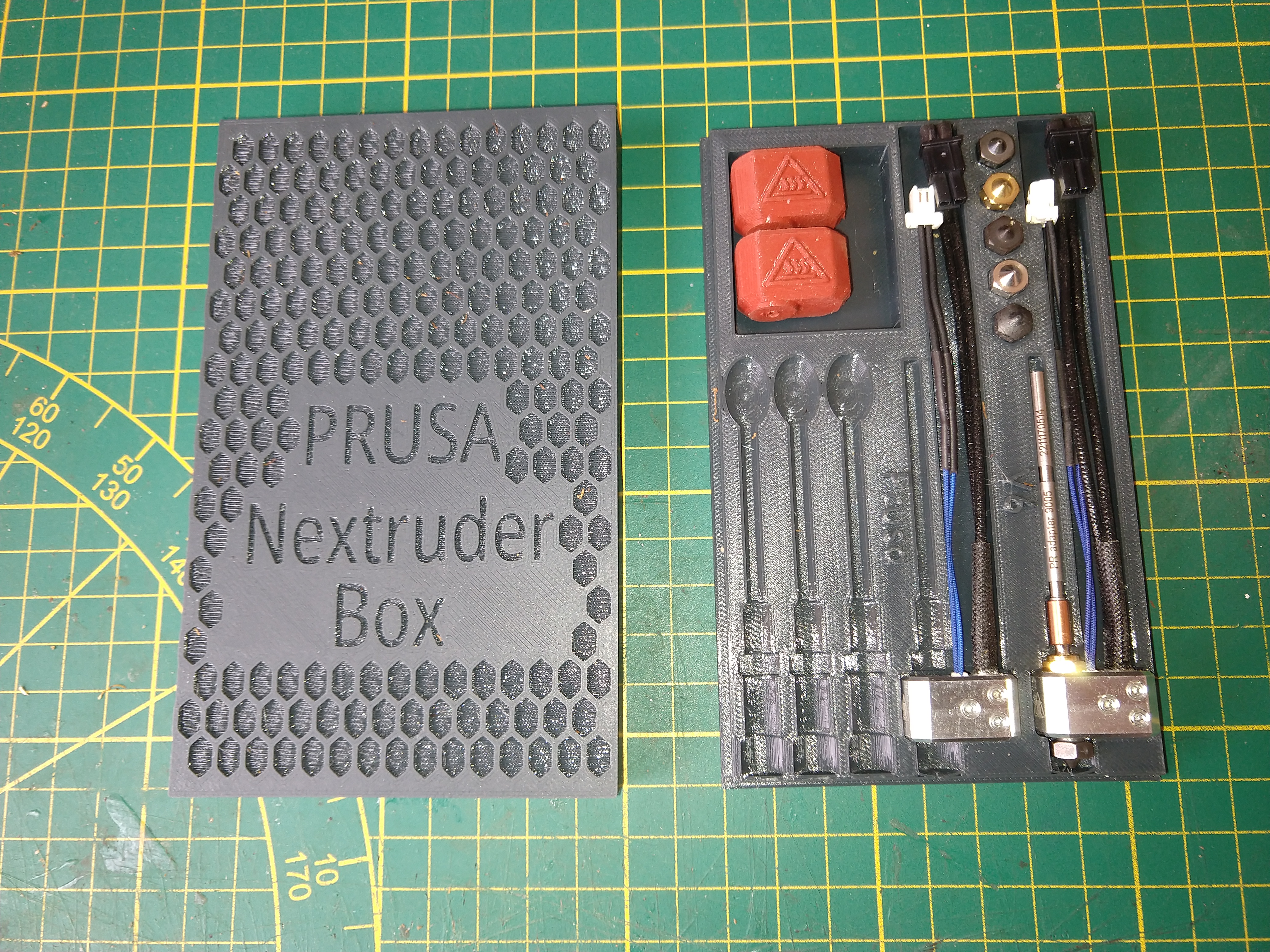 Prusa MK4 Nextruder Box for complete hotend assemblage