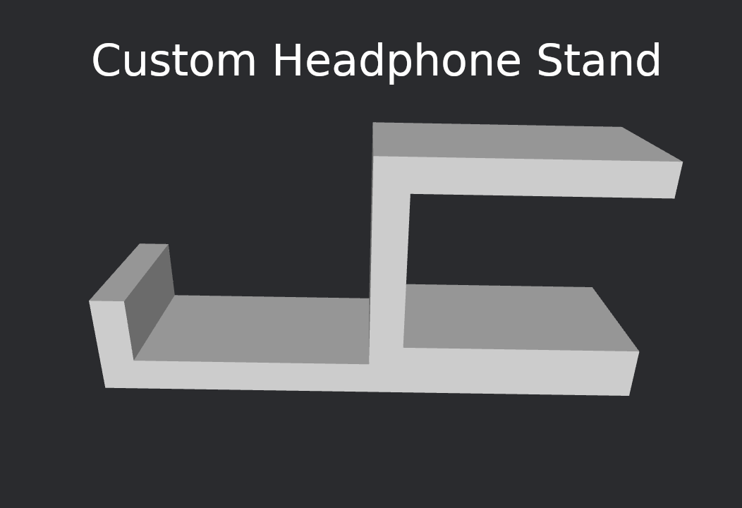 Headphone Stand (Customizable)