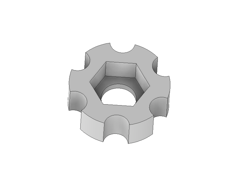 M6 nut knob handle