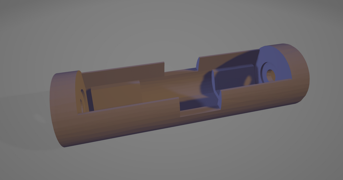 AA Battery Dummy by Bago07 Download free STL model