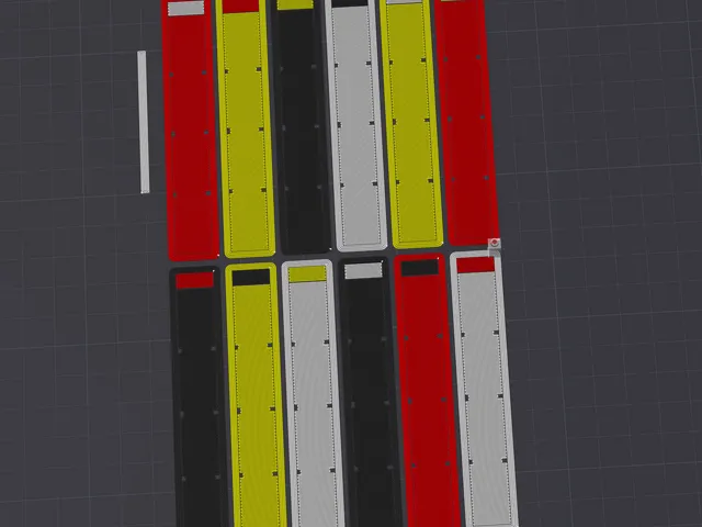 Bambu Lab AMS Purging Strips (P1P)