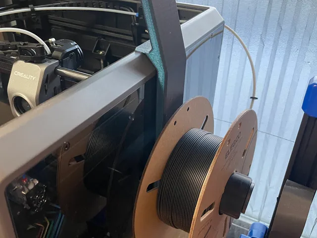 K1 max Spool and Top panel Holder