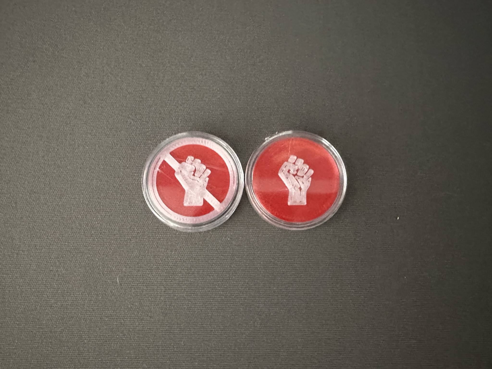 Marvel Champions/Arkham Horror/Board Game Ready/Exhaust Token