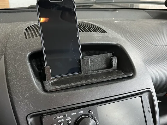 Car Phone Holder for Toyota Aygo Peugeot 107 Citroen C1 2005 2018 models iPhone 12 13 14 iPhone 12 13 mini by Weshape Download free STL model Printables