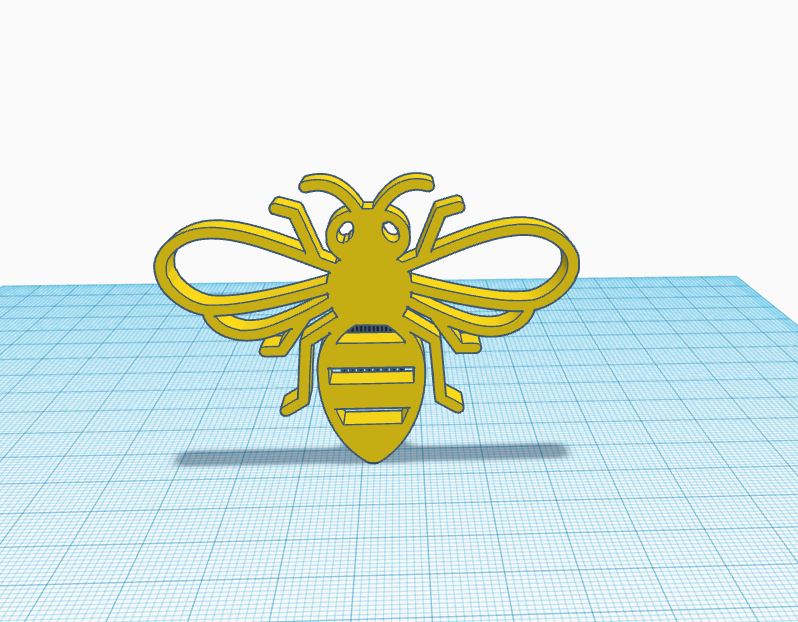 PIN DE ABEJA PARA EL CABELLO